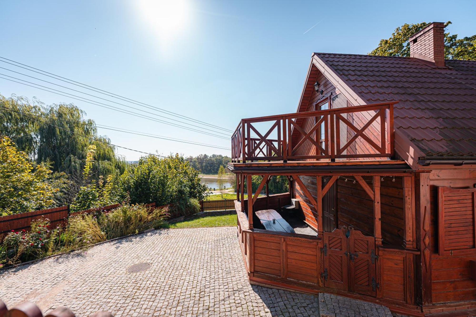 Bug Na Skarpie - Domek Wypoczynkowy Z Jacuzzi I Kominkiem Drohiczyn Exterior photo